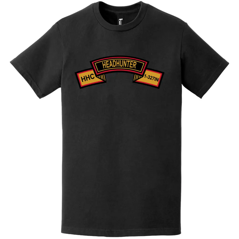 HHC "Headhunter" 1-327 Infantry Regiment Tab T-Shirt