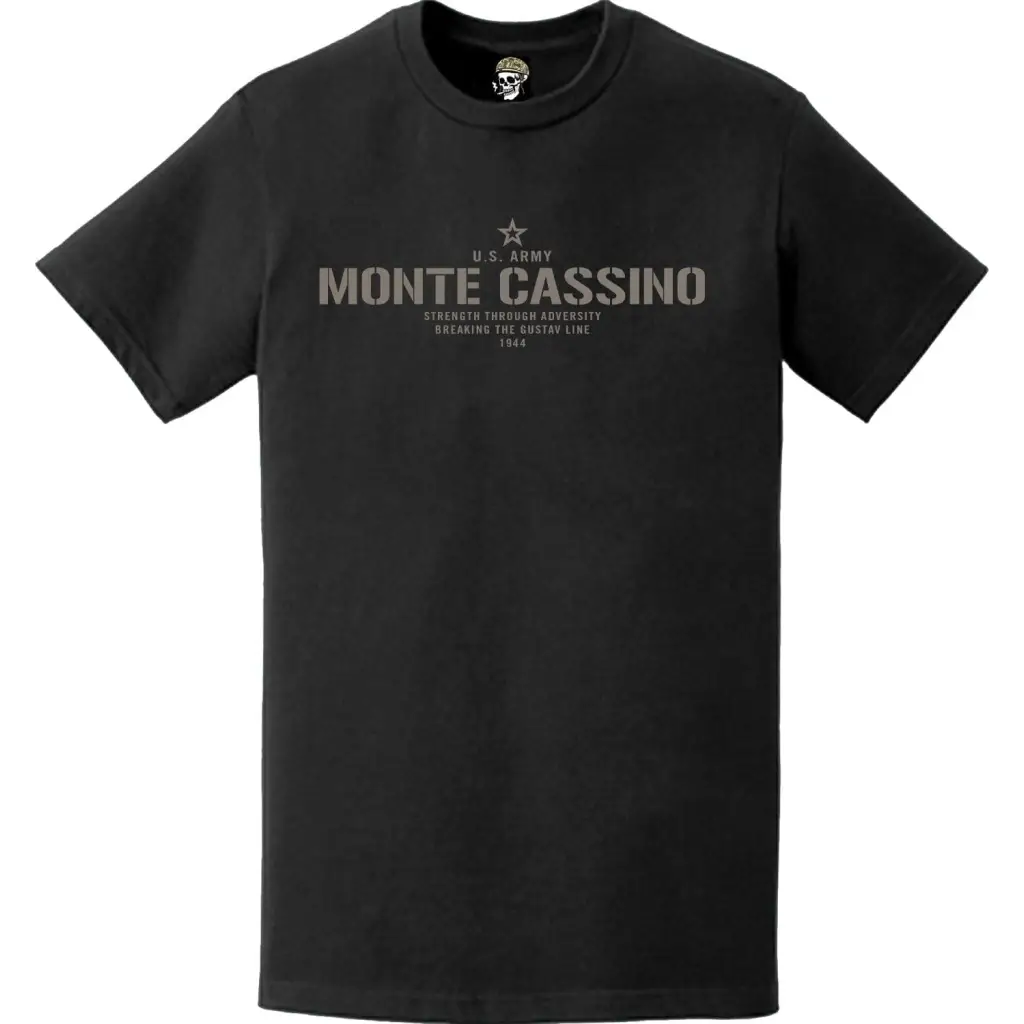 Historic Battle of Monte Cassino 1944 T-Shirt Tactically Acquired   