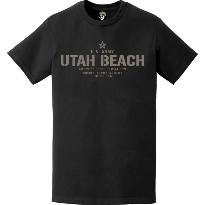 Historic Utah Beach 1944 D-Day T-Shirt Tactically Acquired   
