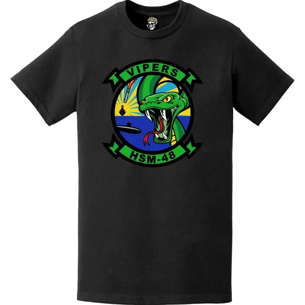 HSM-48 "Vipers" Emblem Logo T-Shirt Tactically Acquired   