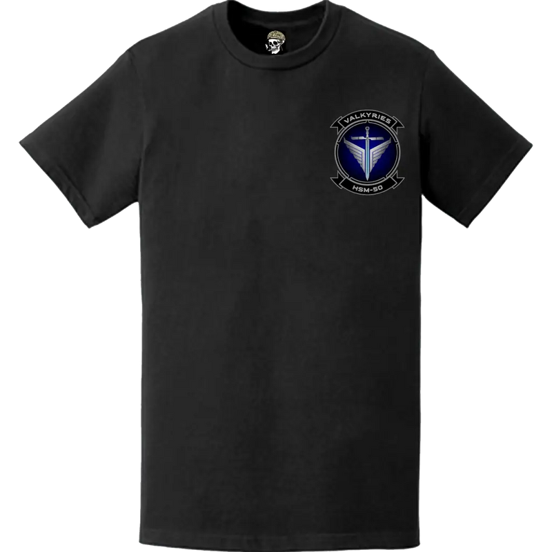 HSM-50 "Valkyries" Left Chest Logo Emblem T-Shirt