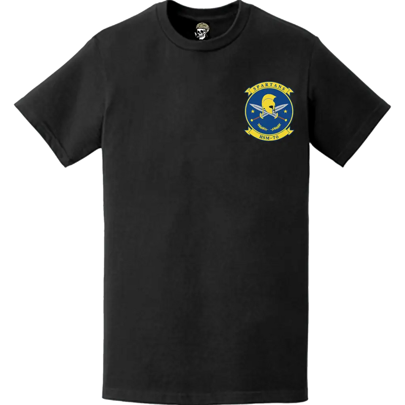 HSM-70 "Spartans" Left Chest Logo Emblem Insignia T-Shirt