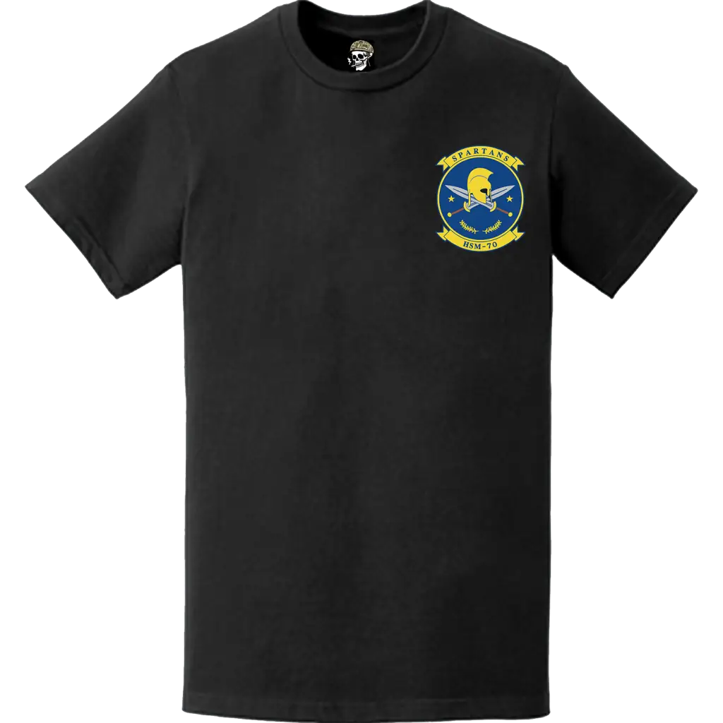 HSM-70 "Spartans" Left Chest Logo Emblem Insignia T-Shirt Tactically Acquired   