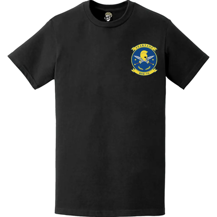 HSM-70 "Spartans" Left Chest Logo Emblem Insignia T-Shirt Tactically Acquired   