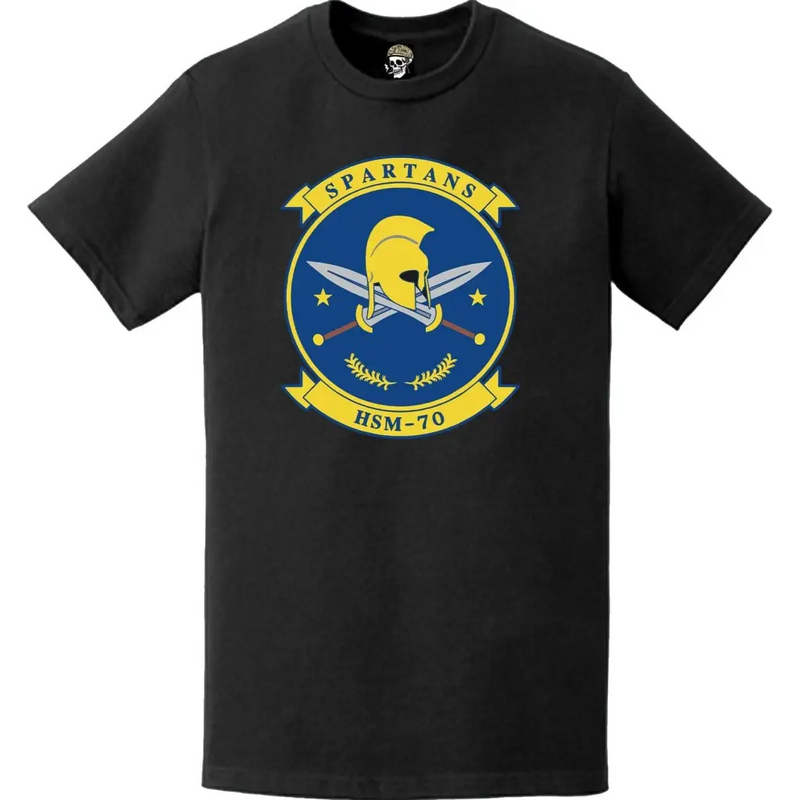 HSM-70 "Spartans" Logo Emblem Crest Insignia T-Shirt