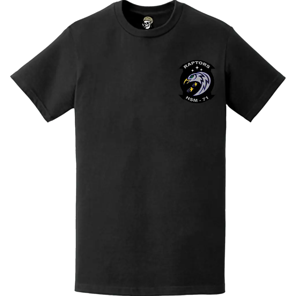 HSM-71 "Raptors" Left Chest Logo Emblem T-Shirt Tactically Acquired   