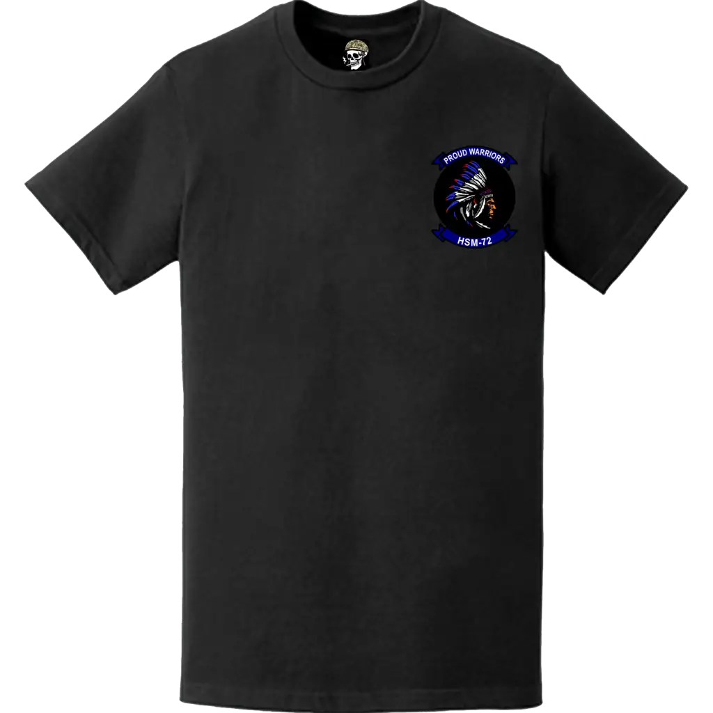 HSM-72 "Proud Warriors" Logo Emblem Left Chest T-Shirt Tactically Acquired   