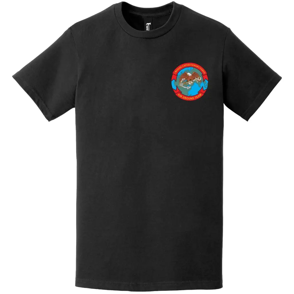 I Marine Expeditionary Force (I MEF) Left Chest Logo Emblem T-Shirt Tactically Acquired   