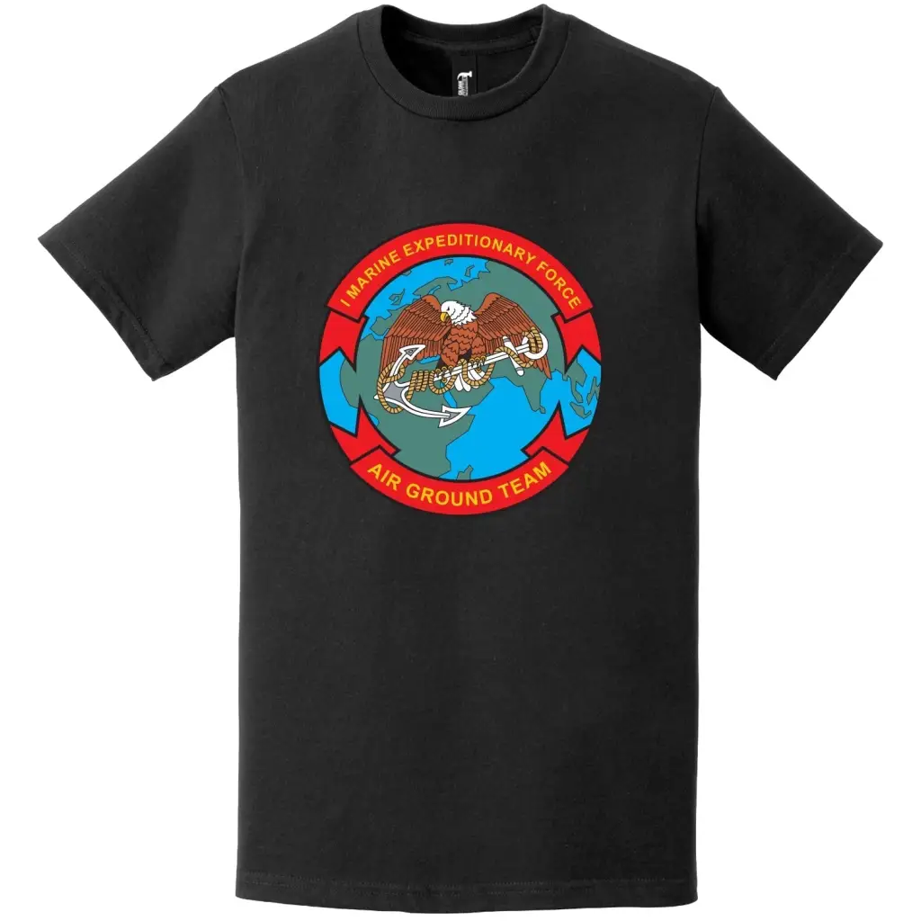 I Marine Expeditionary Force (I MEF) Logo Emblem T-Shirt Tactically Acquired   