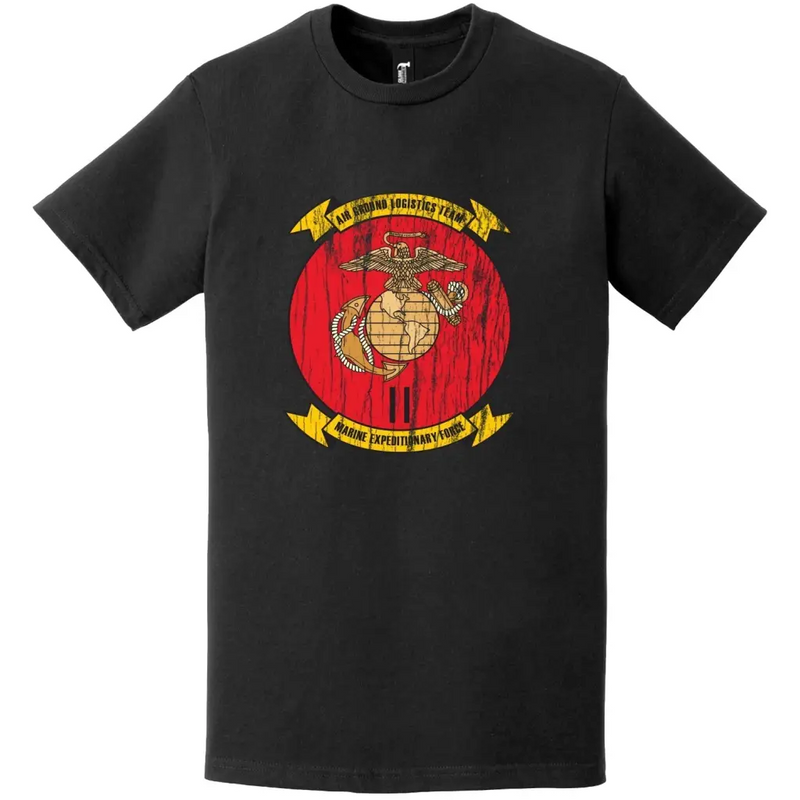 II Marine Expeditionary Force (II MEF) Distressed Logo Emblem T-Shirt