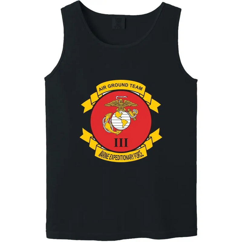 III Marine Expeditionary Force (III MEF) Vintage Logo Emblem Tank Top
