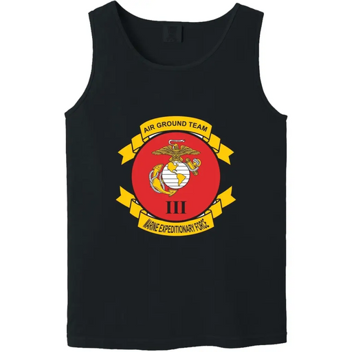 III Marine Expeditionary Force (III MEF) Vintage Logo Emblem Tank Top Tactically Acquired   