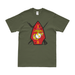 Distressed 1/8 Marines Logo Unit Emblem T-Shirt Tactically Acquired Small Military Green 