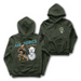 Join the Air Force Security Forces Pin-Up Girl Katie Hoodie Tactically Acquired Military Green Small