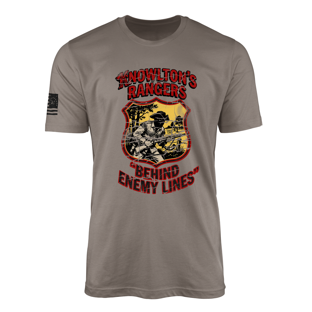 Knowlton's Rangers - Behind Enemy Lines Est. 1776 T-Shirt