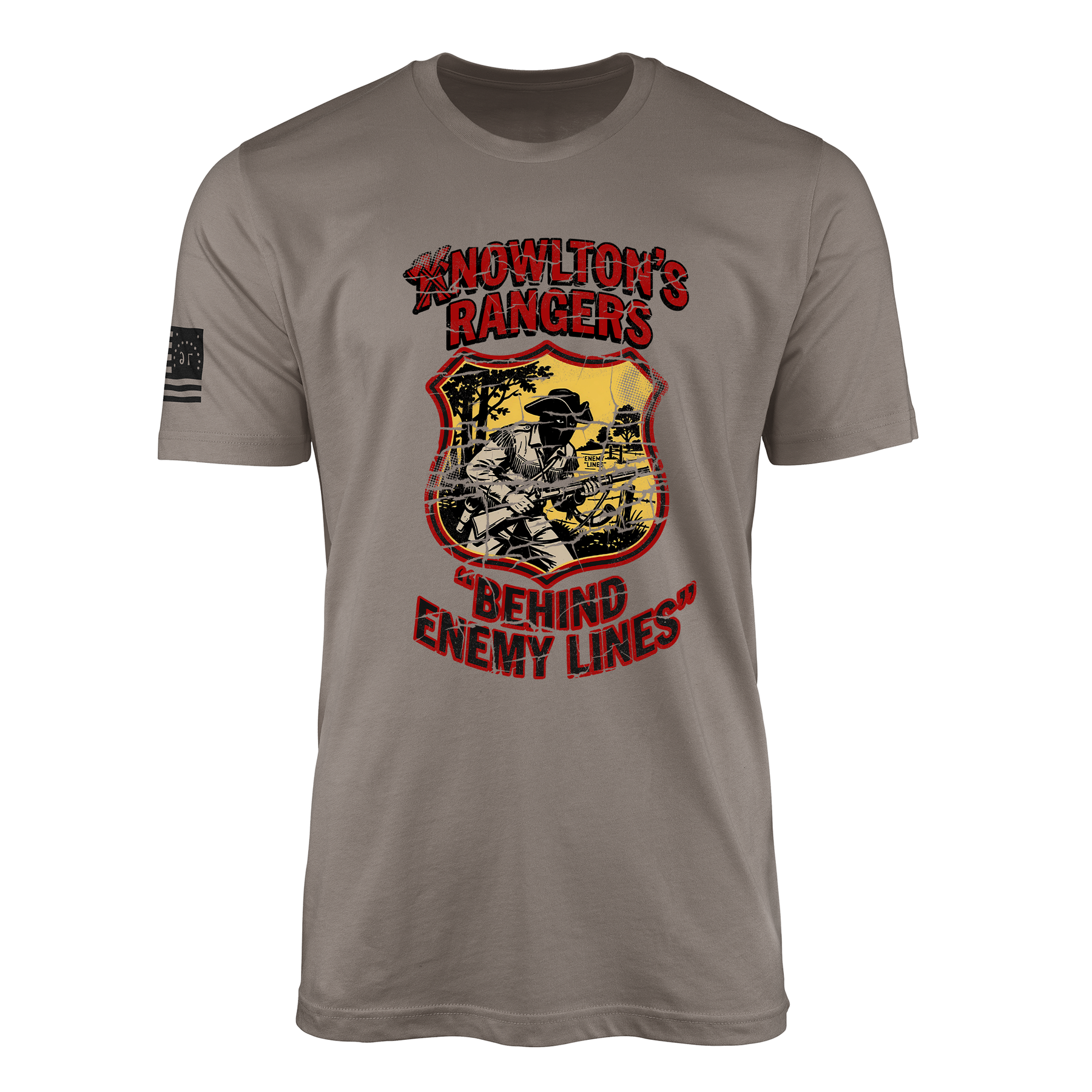 Knowlton's Rangers - Behind Enemy Lines Est. 1776 T-Shirt