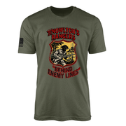 Knowlton's Rangers - Behind Enemy Lines Est. 1776 T-Shirt