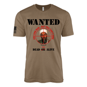 Vintage Osama bin Laden Dead or Alive T-Shirt Tactically Acquired Woodland Brown Small