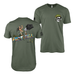 Greetings From Fort Sill Pin-Up Girl T-Shirt Tactically Acquired Military Green Small