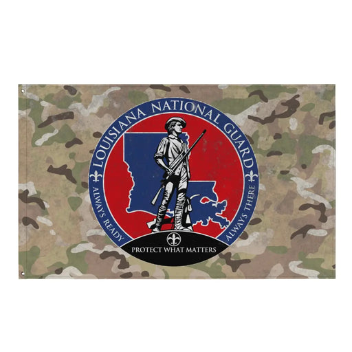 Louisiana National Guard Indoor Wall Flag Tactically Acquired Default Title  