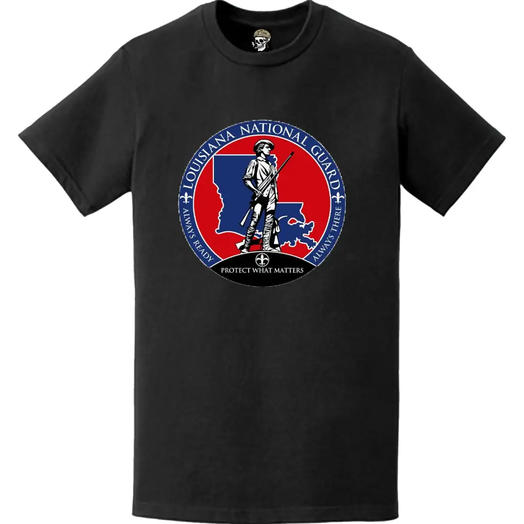 Louisiana National Guard Logo Emblem T-Shirt Tactically Acquired   