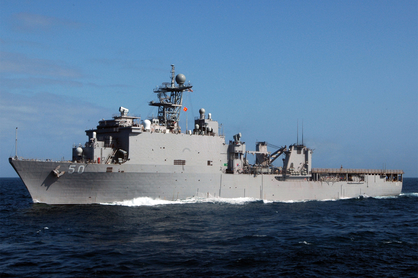 LSD U.S. Navy Ship at sea