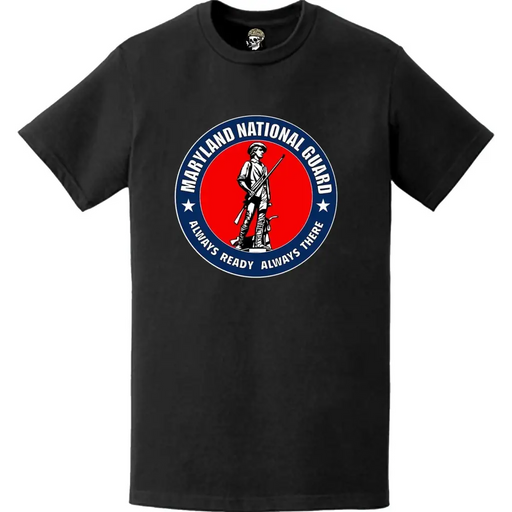 Maryland National Guard Crest Logo Emblem T-Shirt Tactically Acquired   