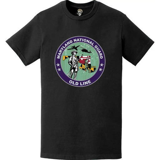 Maryland National Guard Logo Emblem T-Shirt Tactically Acquired   