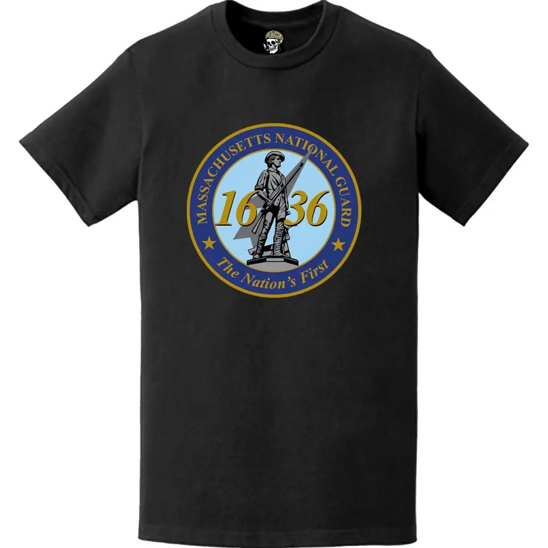 Massachusetts National Guard Logo Emblem T-Shirt