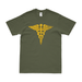 U.S. Army Medical Corps Branch Emblem T-Shirt Tactically Acquired Military Green Distressed Small