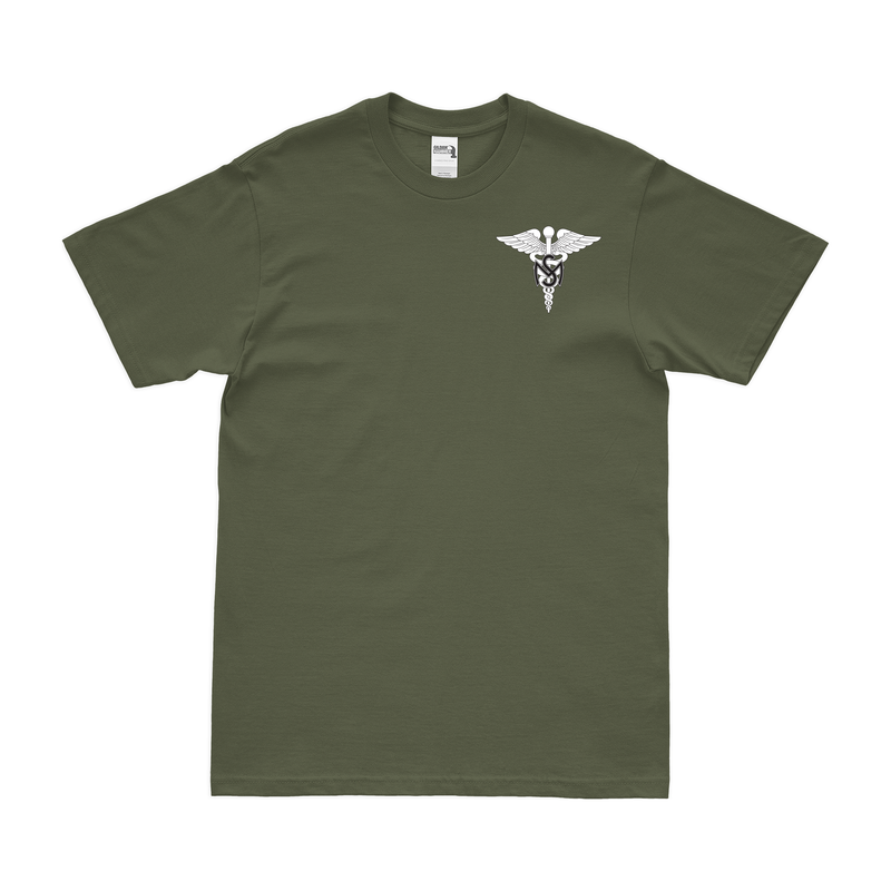 U.S. Army Medical Service Corps Left Chest Plaque T-Shirt