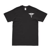 U.S. Army Medical Service Corps Left Chest Emblem T-Shirt Tactically Acquired Black Small 