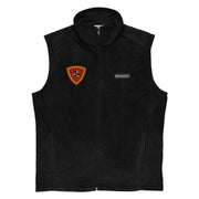 3rd Marine Division Men’s Embroidered Columbia® Fleece Vest Tactically Acquired Black S 