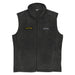 U.S. Army Airborne Tab Embroidered Men’s Columbia® Fleece Vest Tactically Acquired Charcoal Heather S 