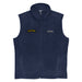 U.S. Army Airborne Tab Embroidered Men’s Columbia® Fleece Vest Tactically Acquired Collegiate Navy S 