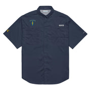 U.S. Army Special Forces Men’s Columbia Short Sleeve Button Shirt Tactically Acquired Collegiate Navy S 