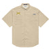 U.S. Army Field Artillery Cannons Embroidered Men’s Columbia Fishing Shirt Tactically Acquired Fossil S