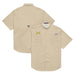 U.S. Army Field Artillery Cannons Embroidered Men’s Columbia Fishing Shirt Tactically Acquired