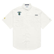 U.S. Army Special Forces Men’s Columbia Short Sleeve Button Shirt Tactically Acquired White S 