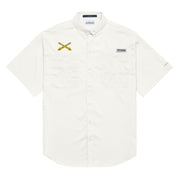 U.S. Army Field Artillery Cannons Embroidered Men’s Columbia Fishing Shirt Tactically Acquired White S