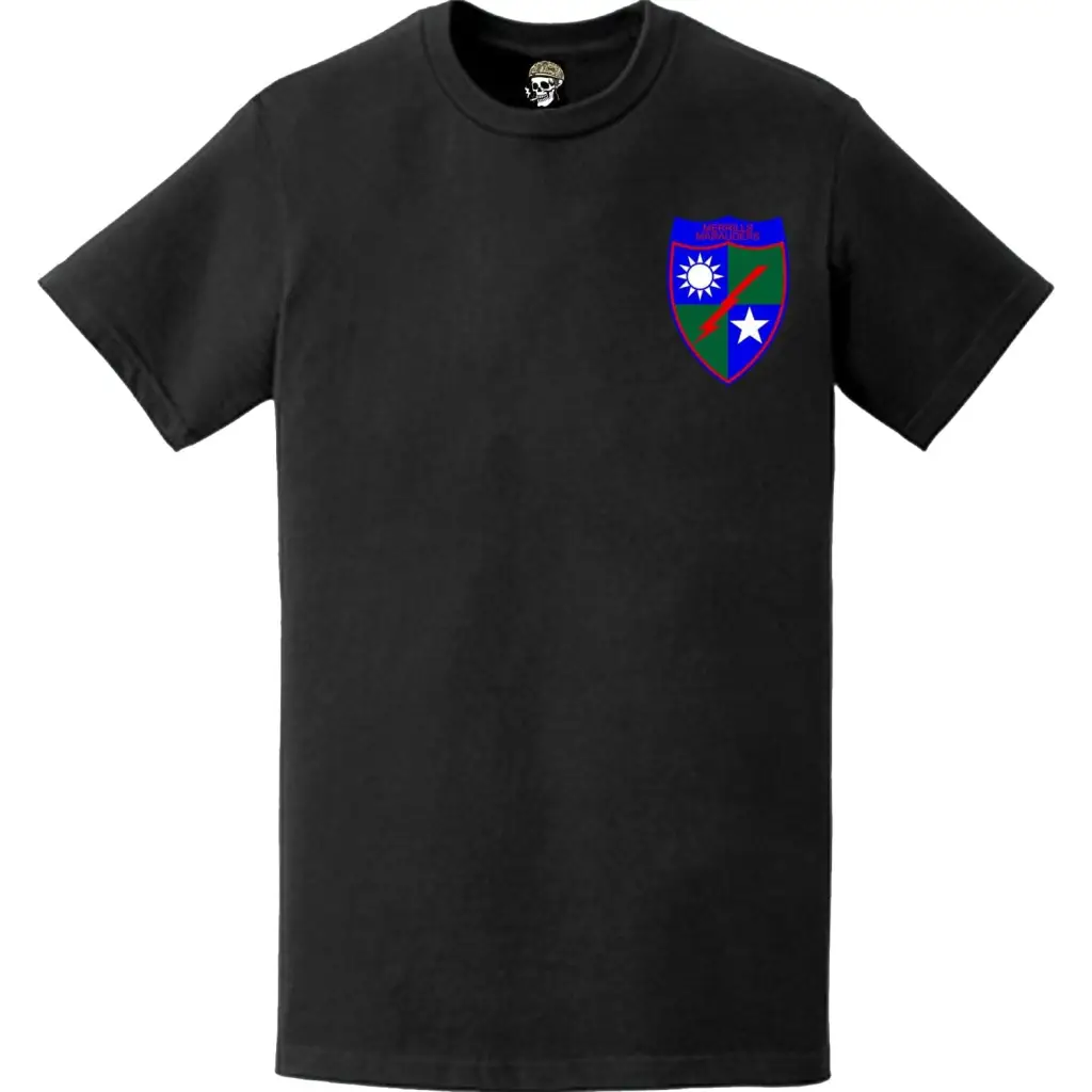 Merrill's Marauder's WW2 Legacy Left Chest T-Shirt Tactically Acquired   