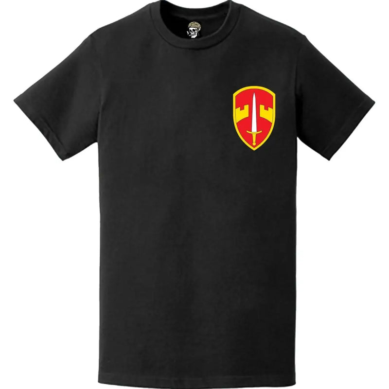 Military Assistance Command, Vietnam (MACV) Logo Left Chest T-Shirt