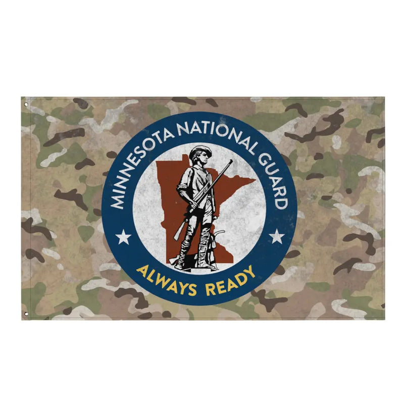 Minnesota National Guard Indoor Wall Flag