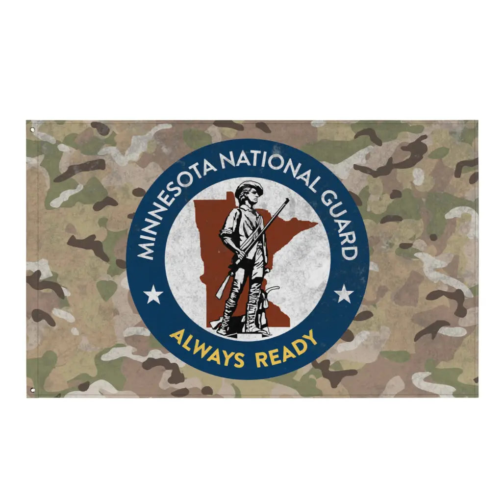 Minnesota National Guard Indoor Wall Flag Tactically Acquired Default Title  