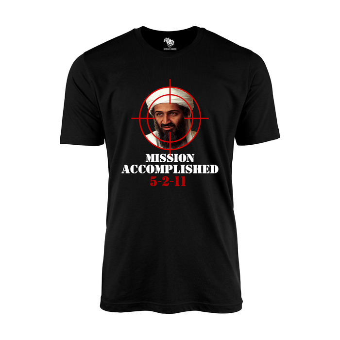 Mission Accomplished Neptune Spear 05/2/11 T-Shirt Tactically Acquired Black Small