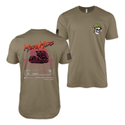 Retro M270 MLRS Synthwave T-Shirt Tactically Acquired Coyote Brown Small