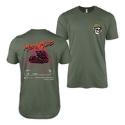 Retro M270 MLRS Synthwave T-Shirt Tactically Acquired Military Green Small