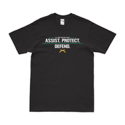Army MP Corps Motto T-Shirt Tactically Acquired Black Small 