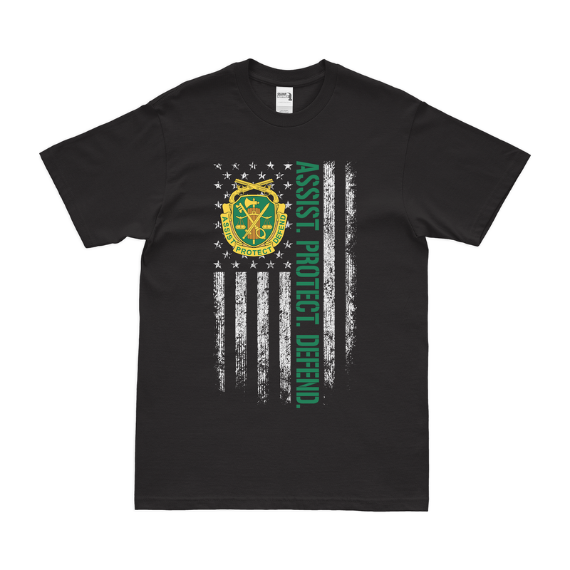 Military Police Corps Motto アメリカ国旗 Tシャツ
