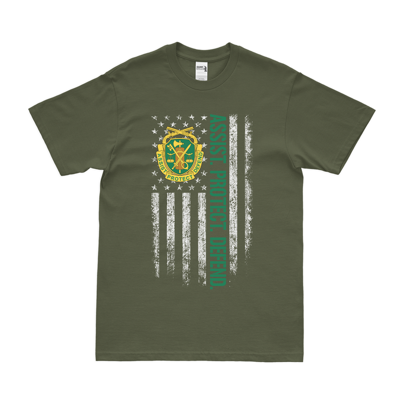 Military Police Corps Motto アメリカ国旗 Tシャツ